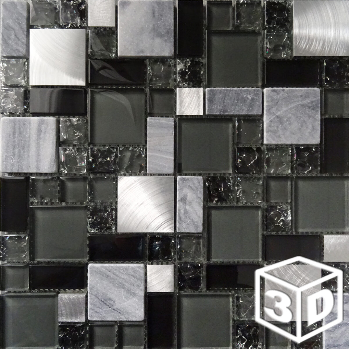 Dream Reflection, Glass, Stone & Stainless Steel Magic Pattern
