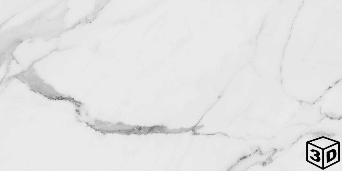 Calacata White Rectified 11.75" x 23.5" Matte