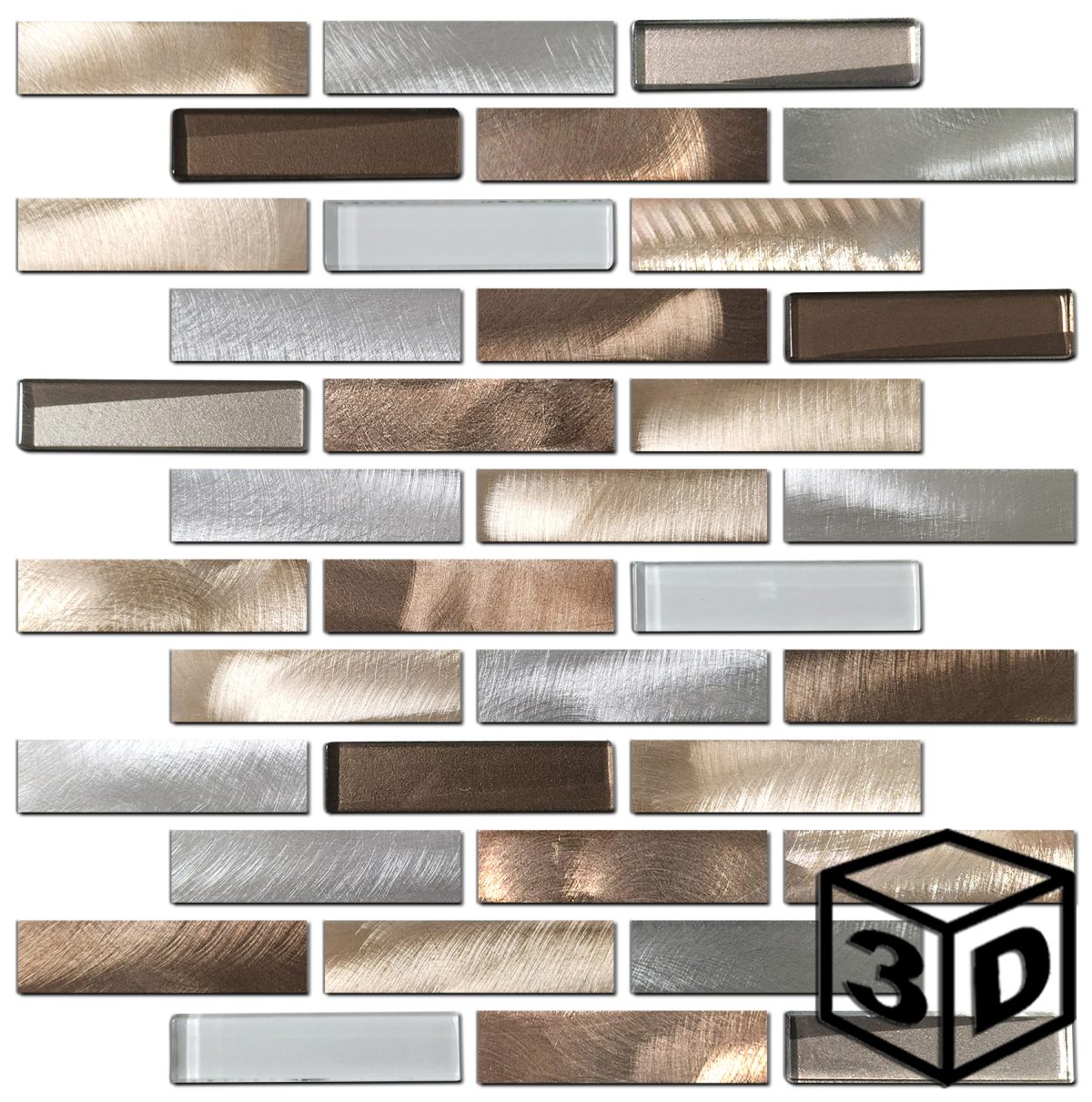 Capellen Glass & Harvest Aluminum Brick Pattern
