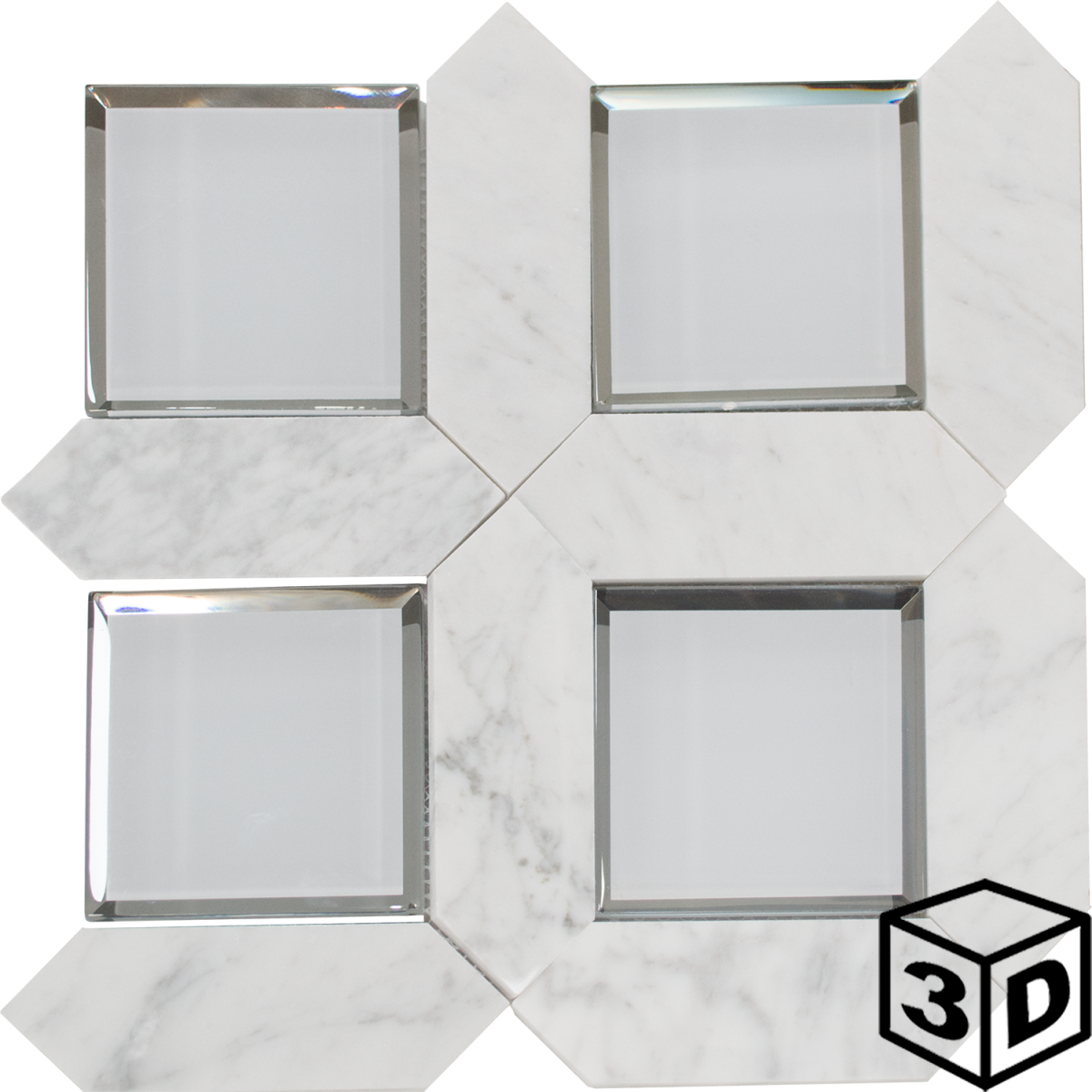 Capital Carrara Stone & Glass Mosaic