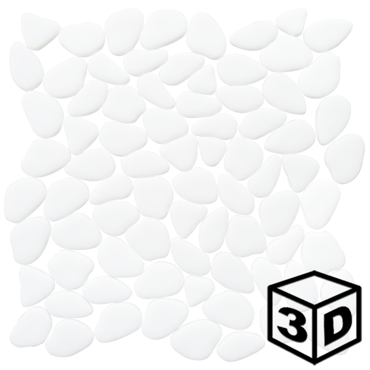 Riverbed Snow White Matte Pebble