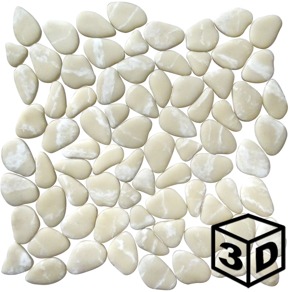 Riverbed Vintage Cream Matte Pebble