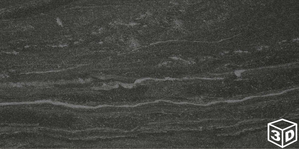 Baikal Black 11.75" x 23.6" Lappato