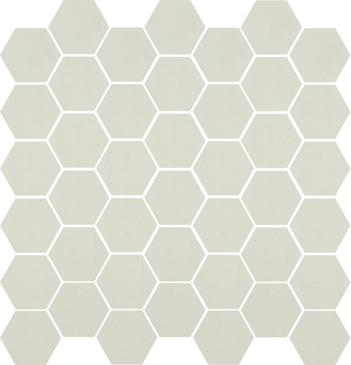 Andrika Crema 2" Double Loaded Hexagon Matte Mosaic
