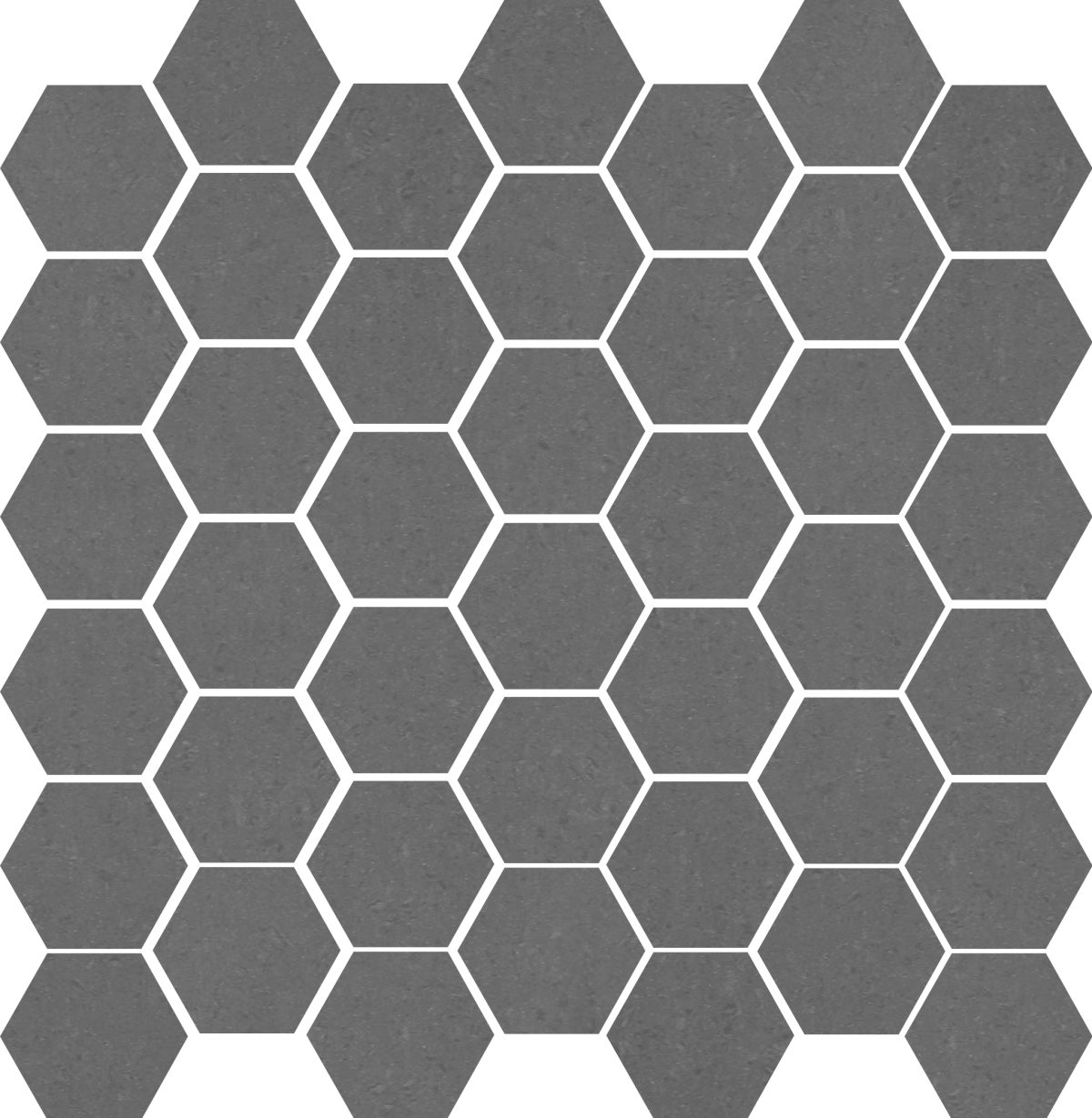 Andrika Carbon Hexagon 2" Polished Mosaic