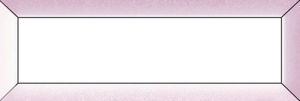 Frame Blurred Pink 3" x 9" Glossy