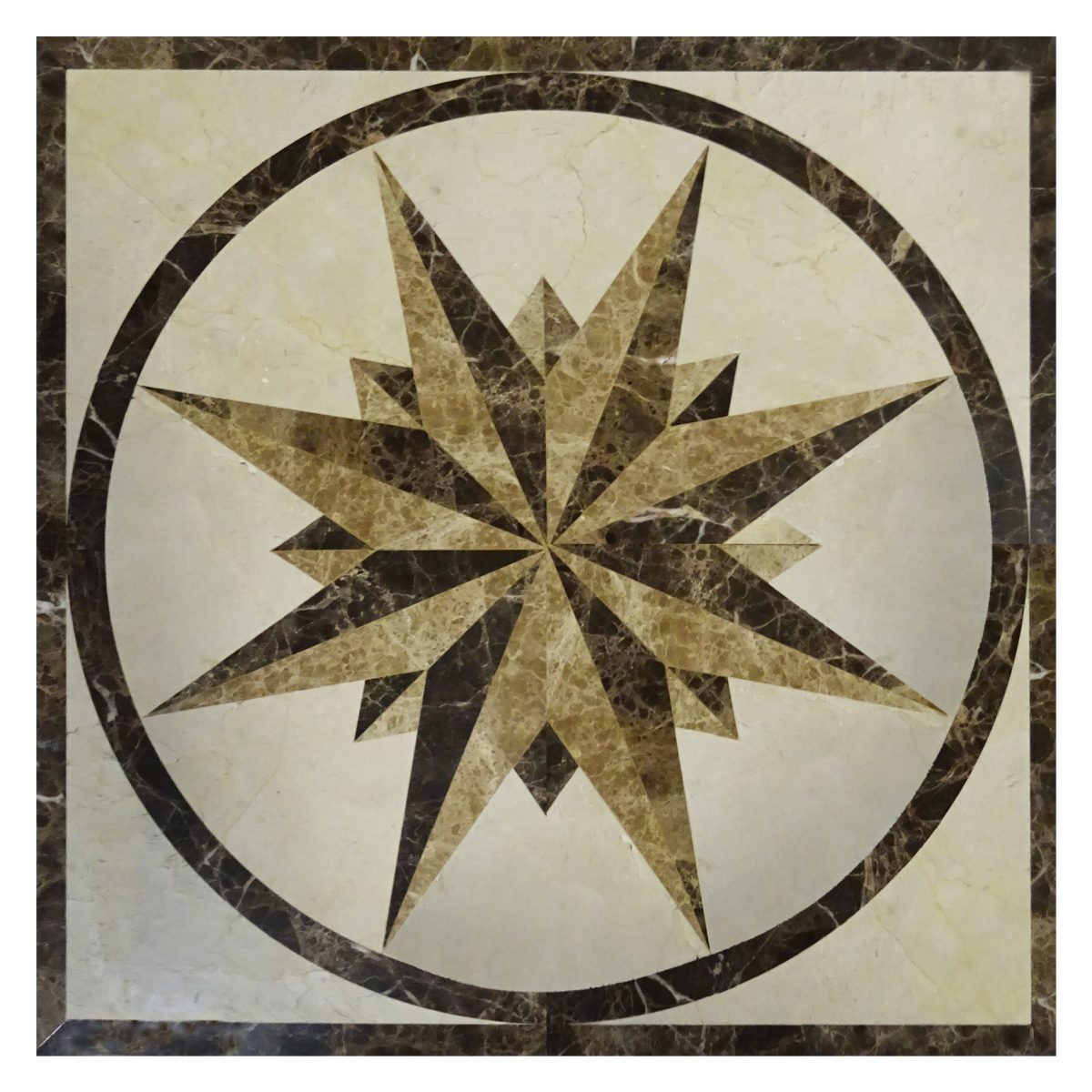 Classic Medallion 32" x 32" (C. Marfil, Emp) Alum Honeycomb back