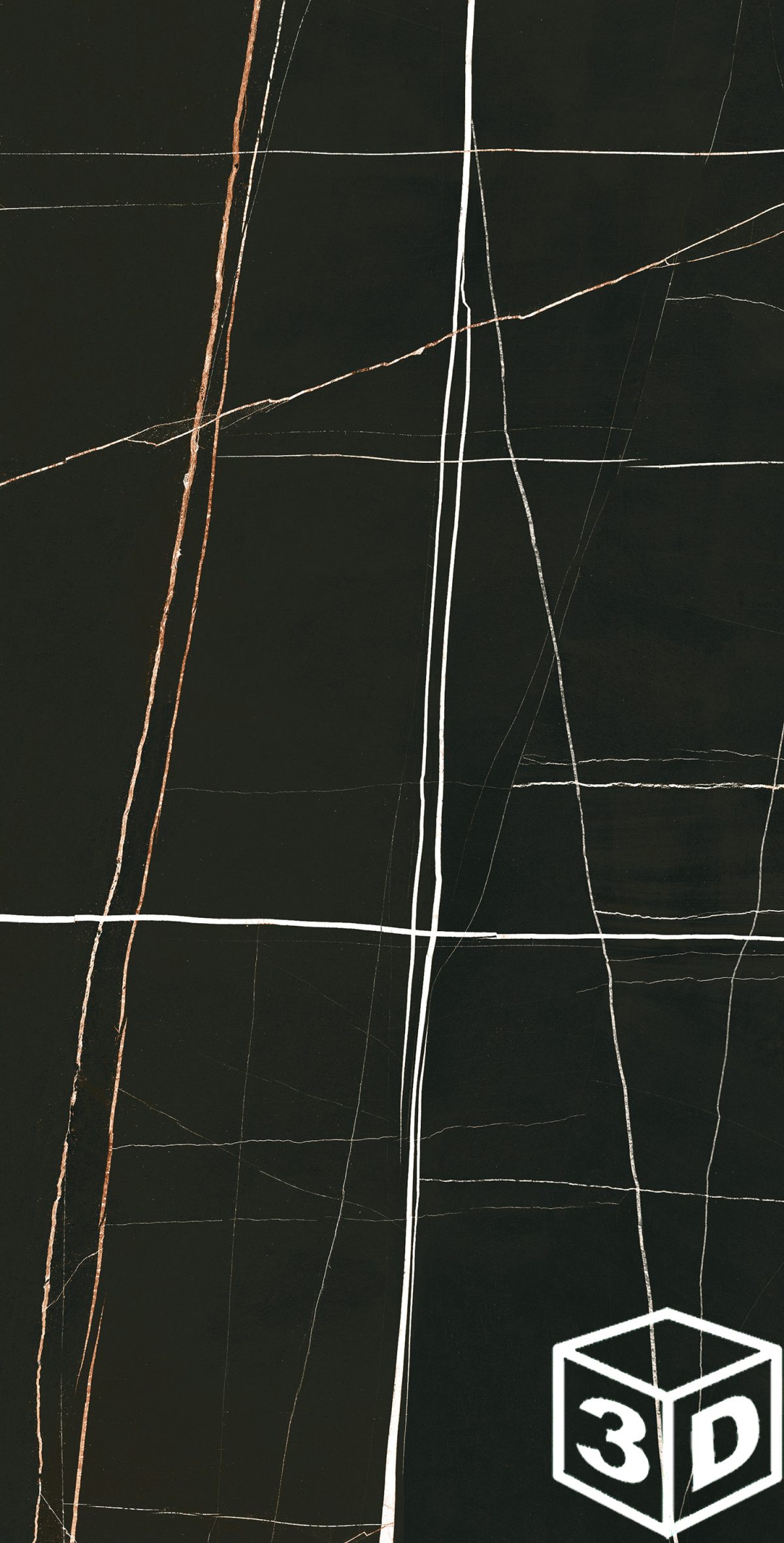 Lux Noir Black Rectified 23.6" x 47.25" Polished