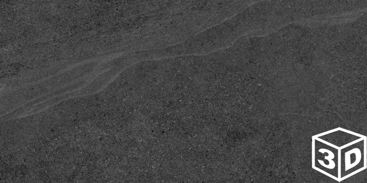Nordic Stone Black Rectified 11.75" x 23.5" Matte