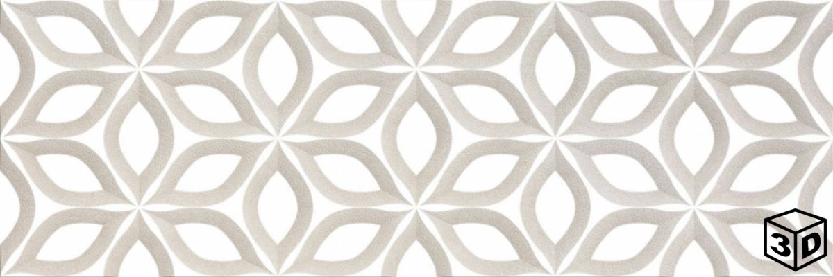 Petalos Crema 11.6" x 35.5" Décor