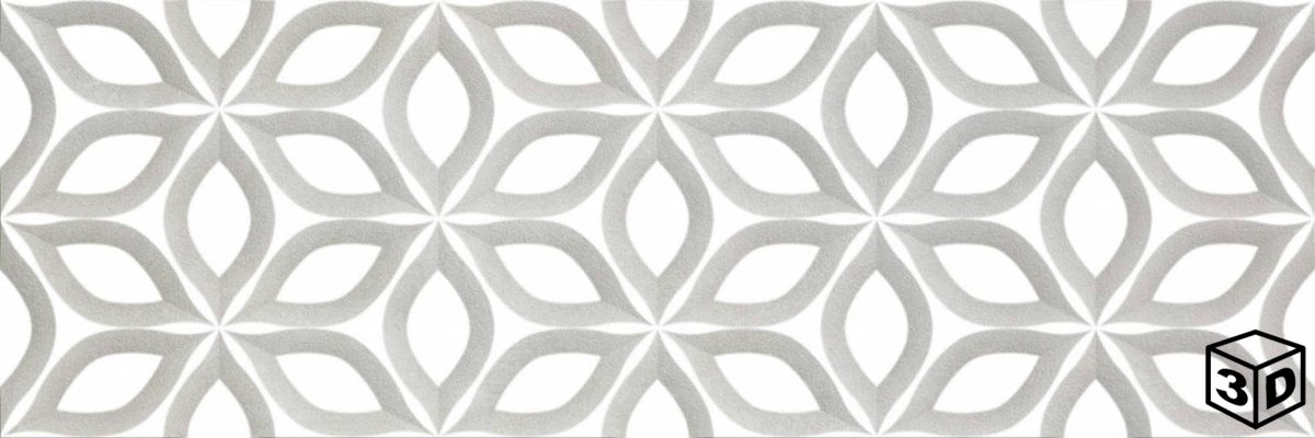 Petalos Gris 11.6" x 35.5" Décor