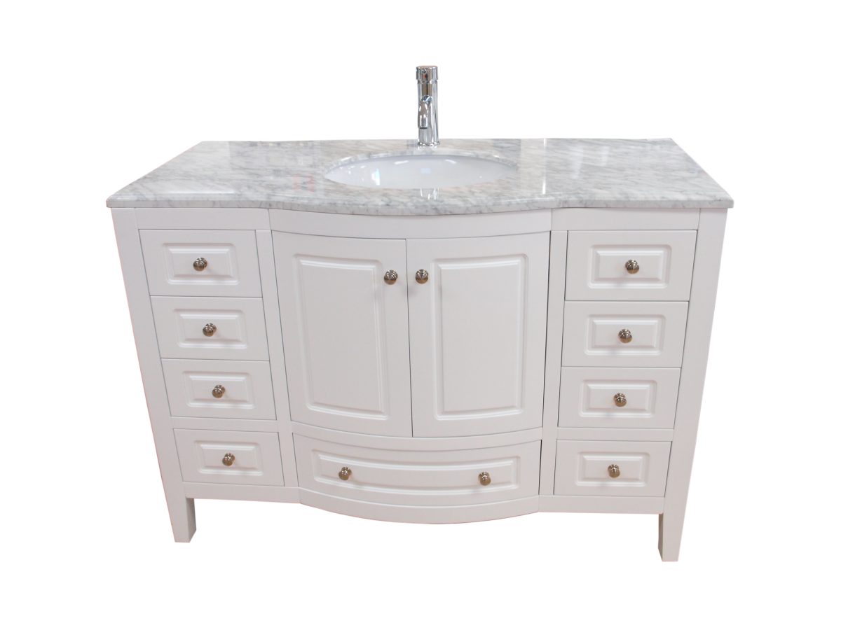 48" White Cabinet (Mirror: VM.107.4024)