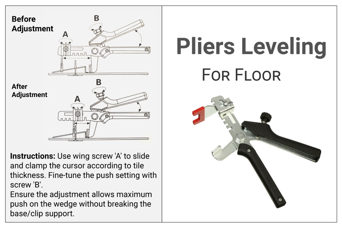 Pliers For Floor Levelling Clips