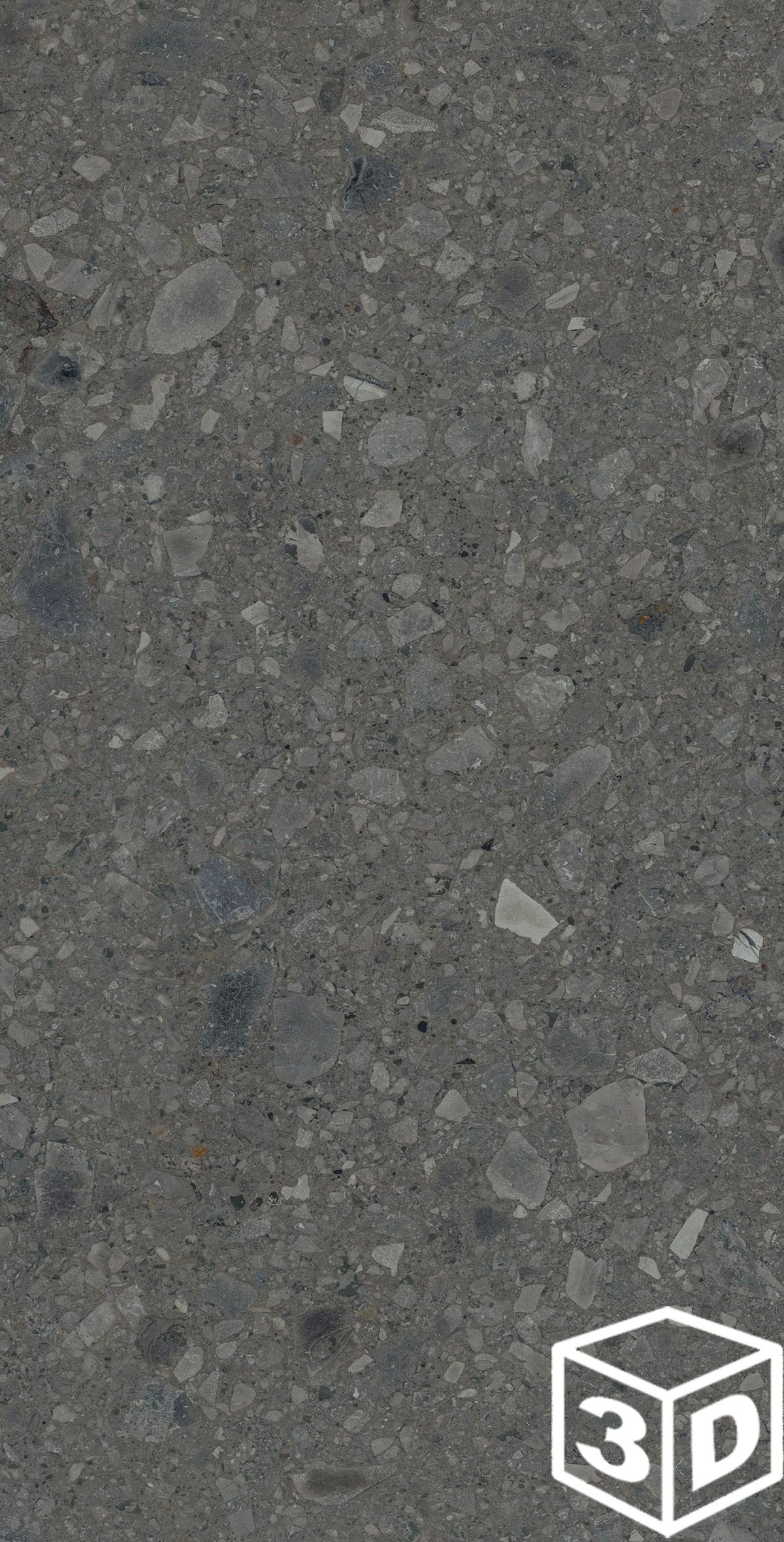 Ceppo di Gre Cluster Nero Rectified 23.5" x 47.1" Matte