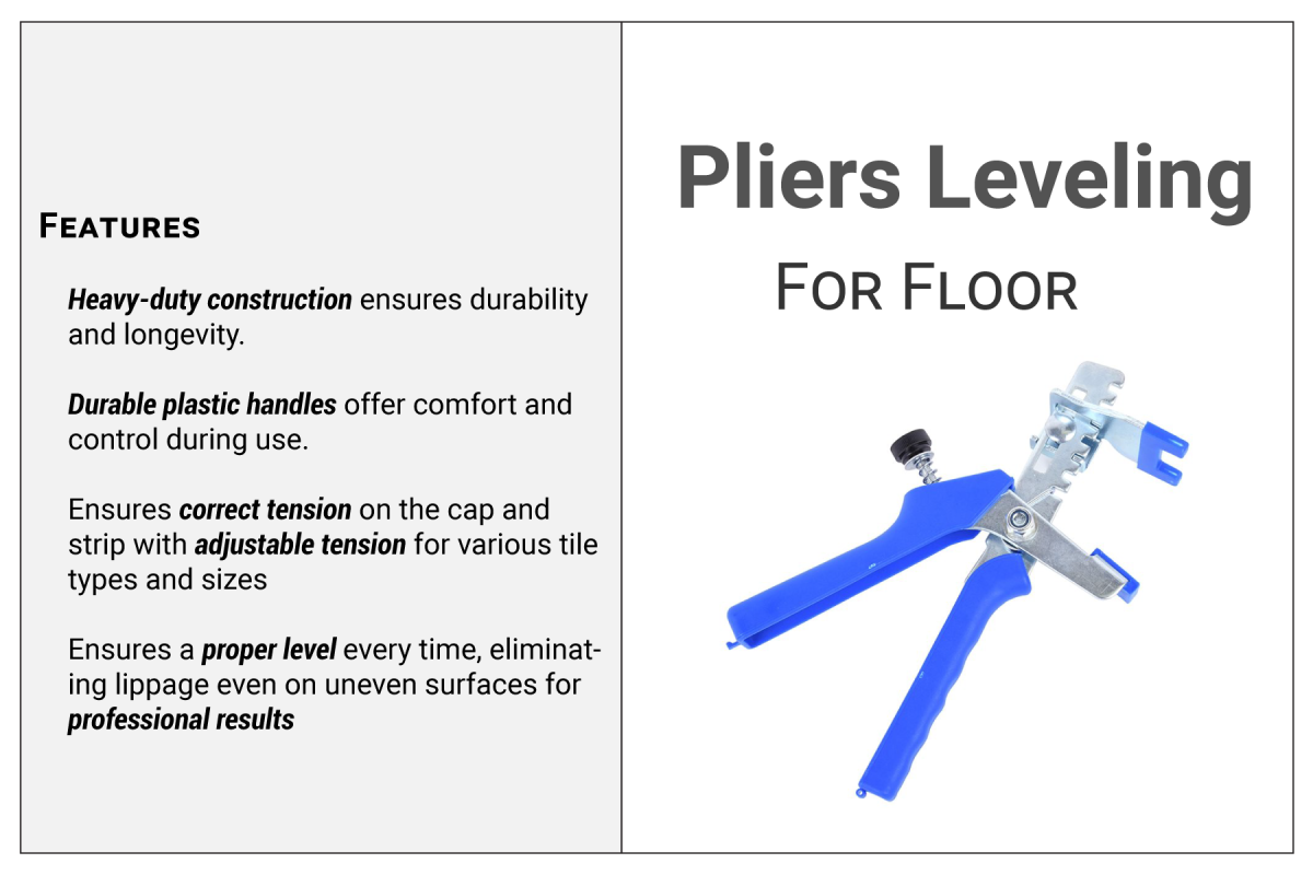 TILE LEVELLING SYSTEM FLOOR PLIERS (Blue)