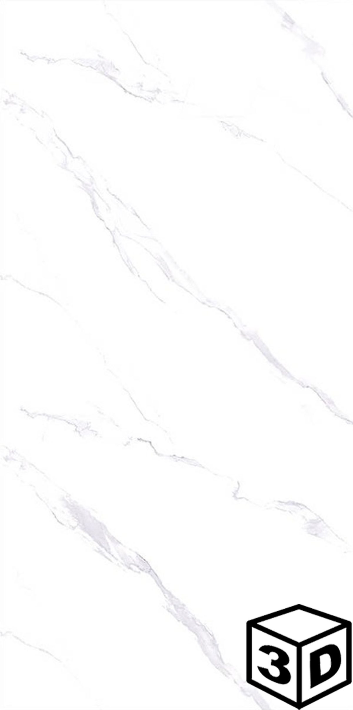 Valenton Carrara White 29.5" x 59.1" Polished