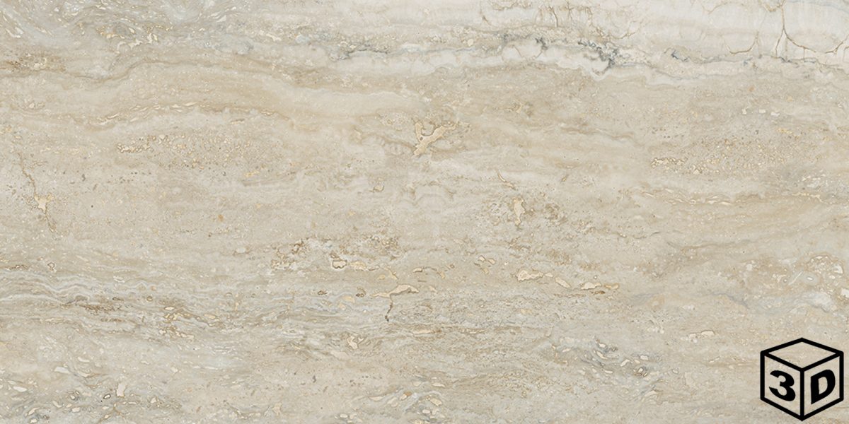 Vision Travertino Natural Rectified 11.5" x 23.25" Polished