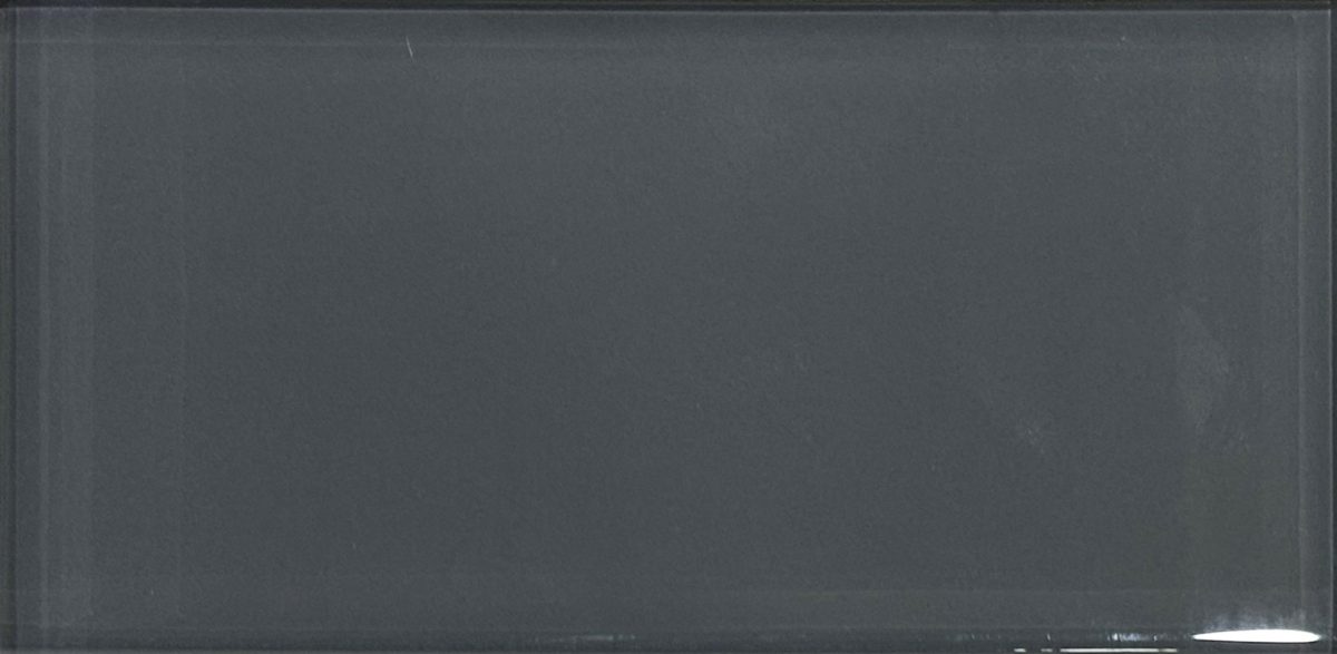 Cristallo Glass Charcoal Grey Glossy 03" x 06"