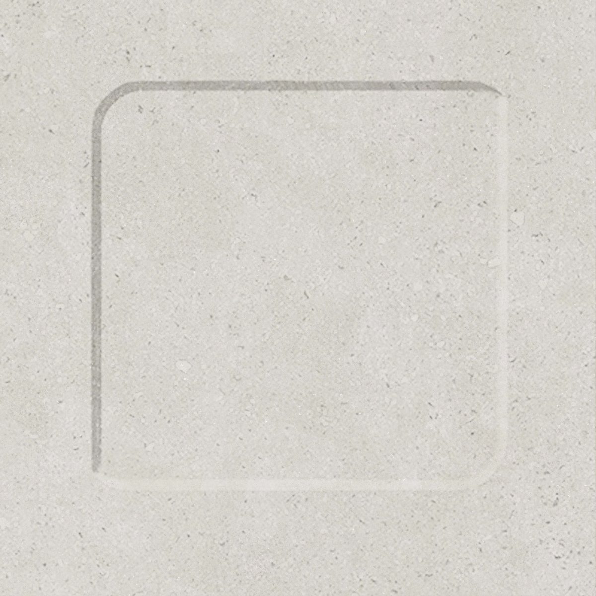 Concept White 3D Decoro 8" x 8" Matte