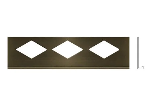 Metal L-Channel Light Bronze 1/2" x 8'
