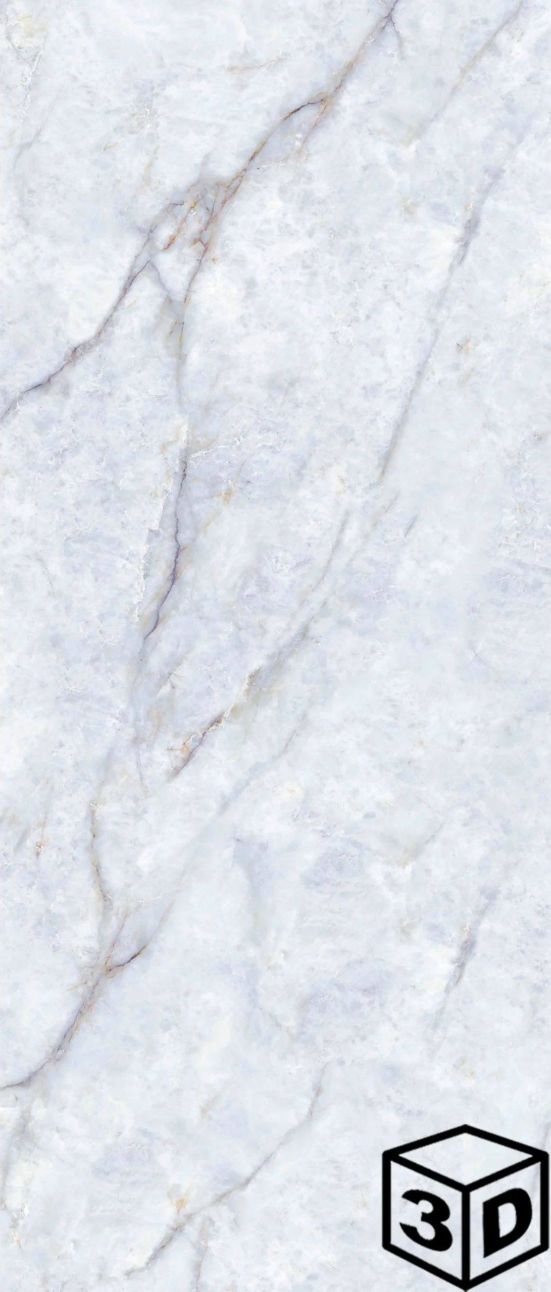 Himalayan Crystal Grey (B) 47.25" x 110.25" High Gloss