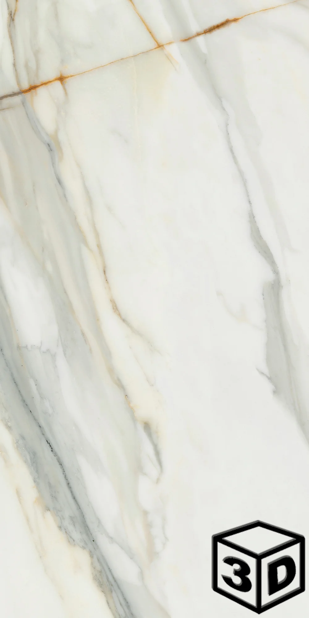 Calacatta Borghini Rectified 23.6" x 47.25" Polished
