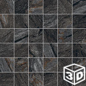 Utah Slate Mosaic 2" x 2" Matte