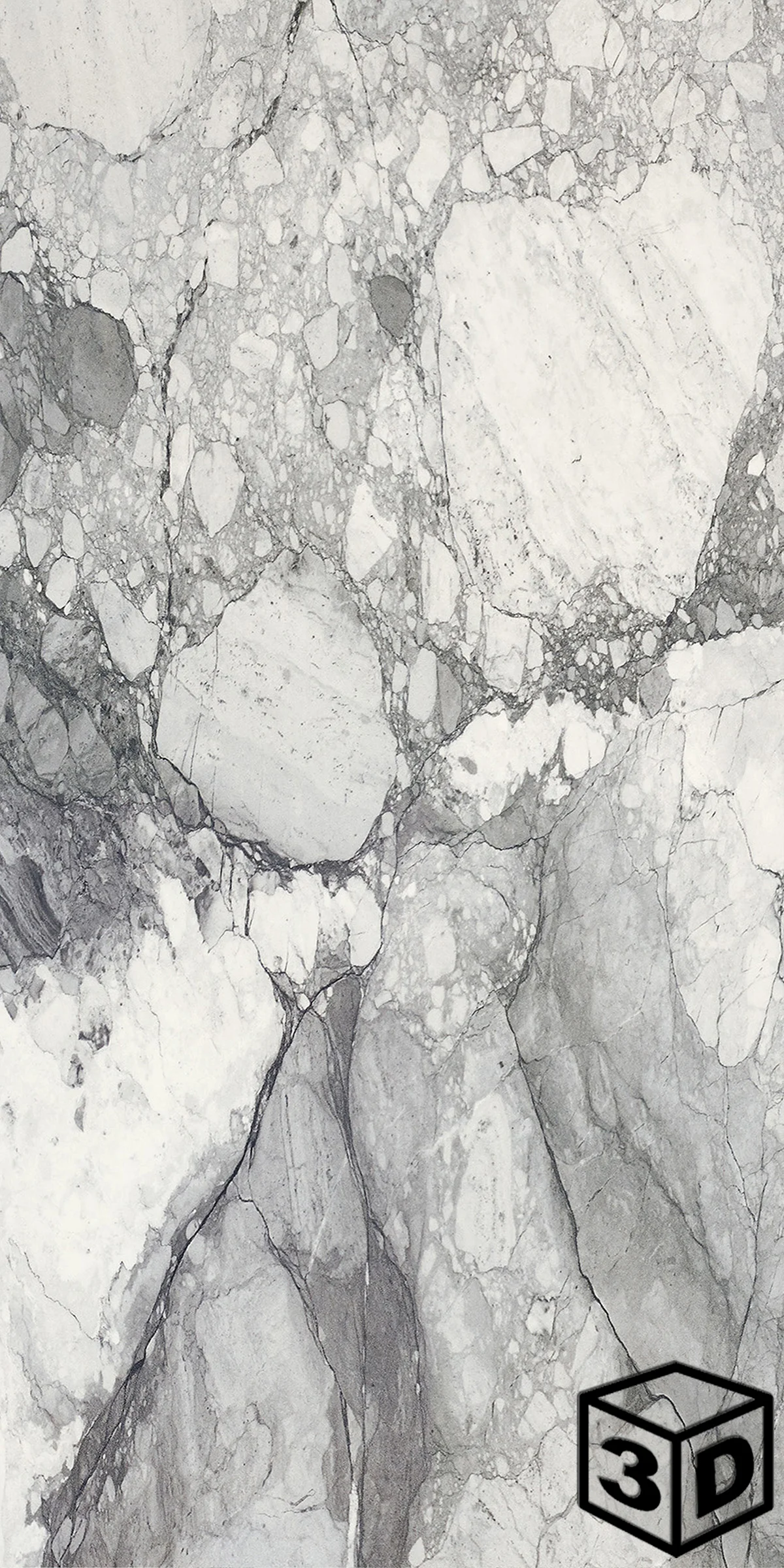 Illusion Snow 23.6" x 47.25" Polished