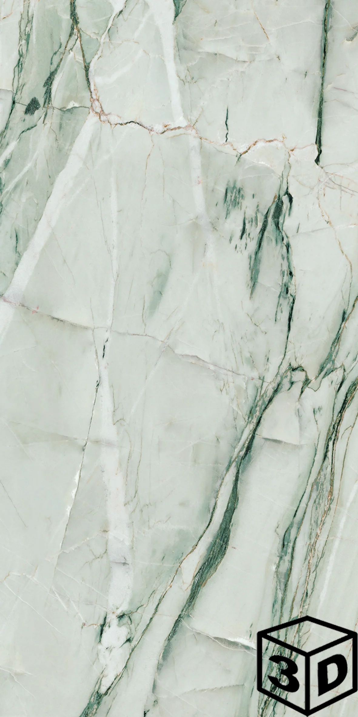 Calacatta Mint Rectified 23.6" x 47.25" Polished