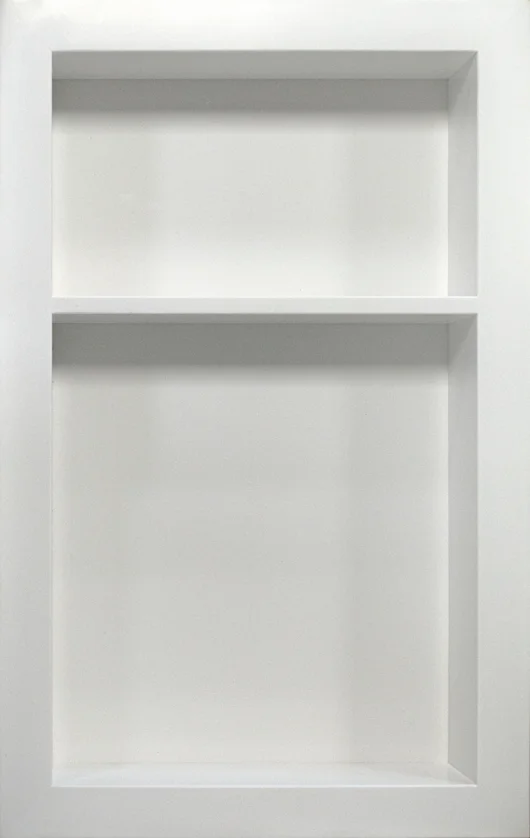 Quartz Imperial White Double Niche 16" x 24"
