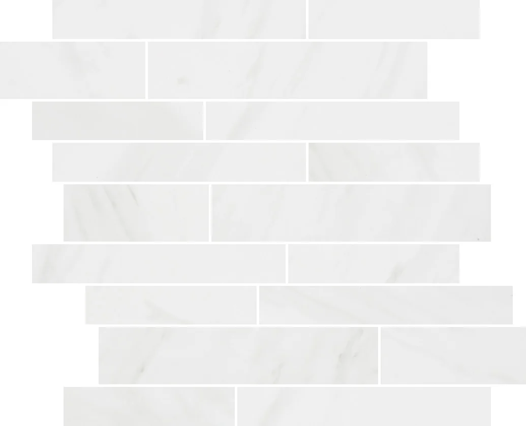 Volakas Plus Linear Irregular Polished Mosaic