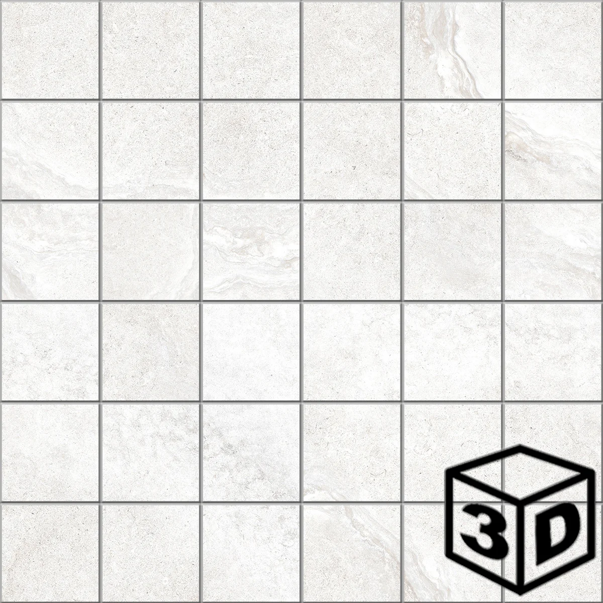 Areia Light Grey 2" x 2" Matte