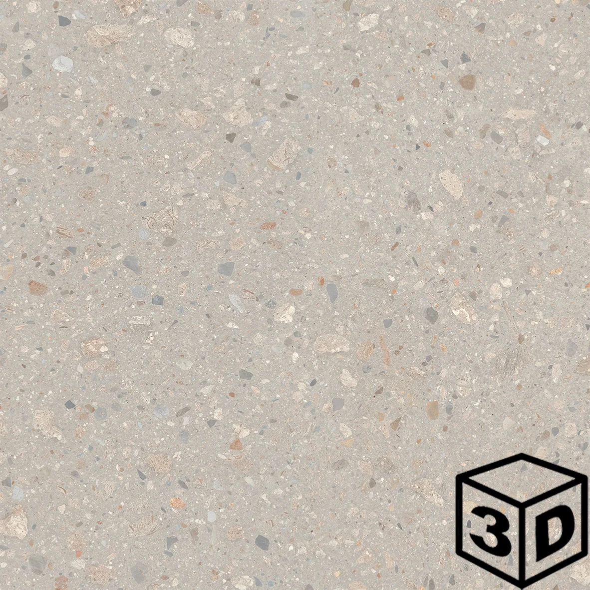 Oikos Terrazo Natural Rectified 39.25" x 39.25" Matte