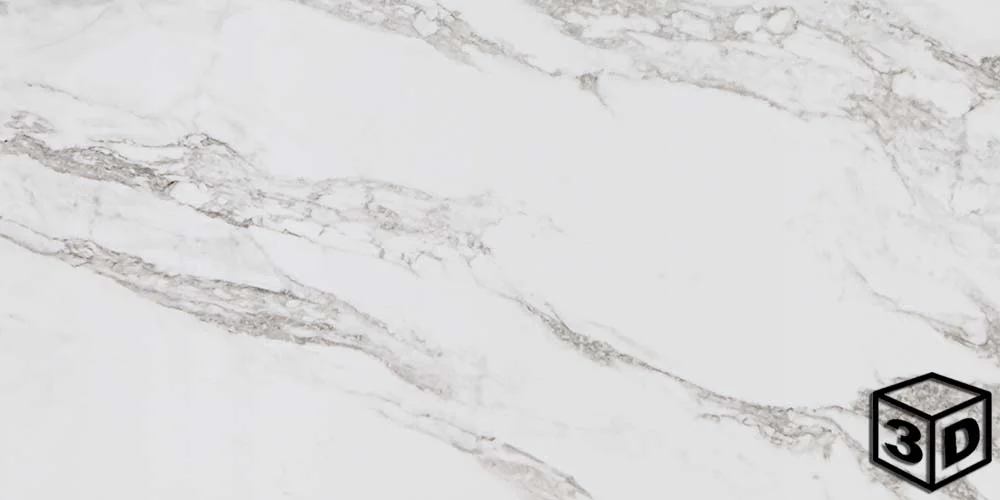 Niro Arabescato Rectified 17.5" x 35.25" Polished