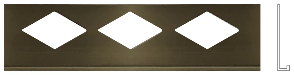 Metal L-Channel Light Bronze 5/16" x 8'