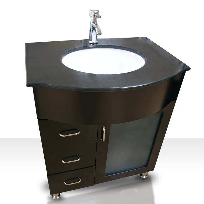 30" Dark Brown MDF Cabinet (Mirror: VM.102.3224)
