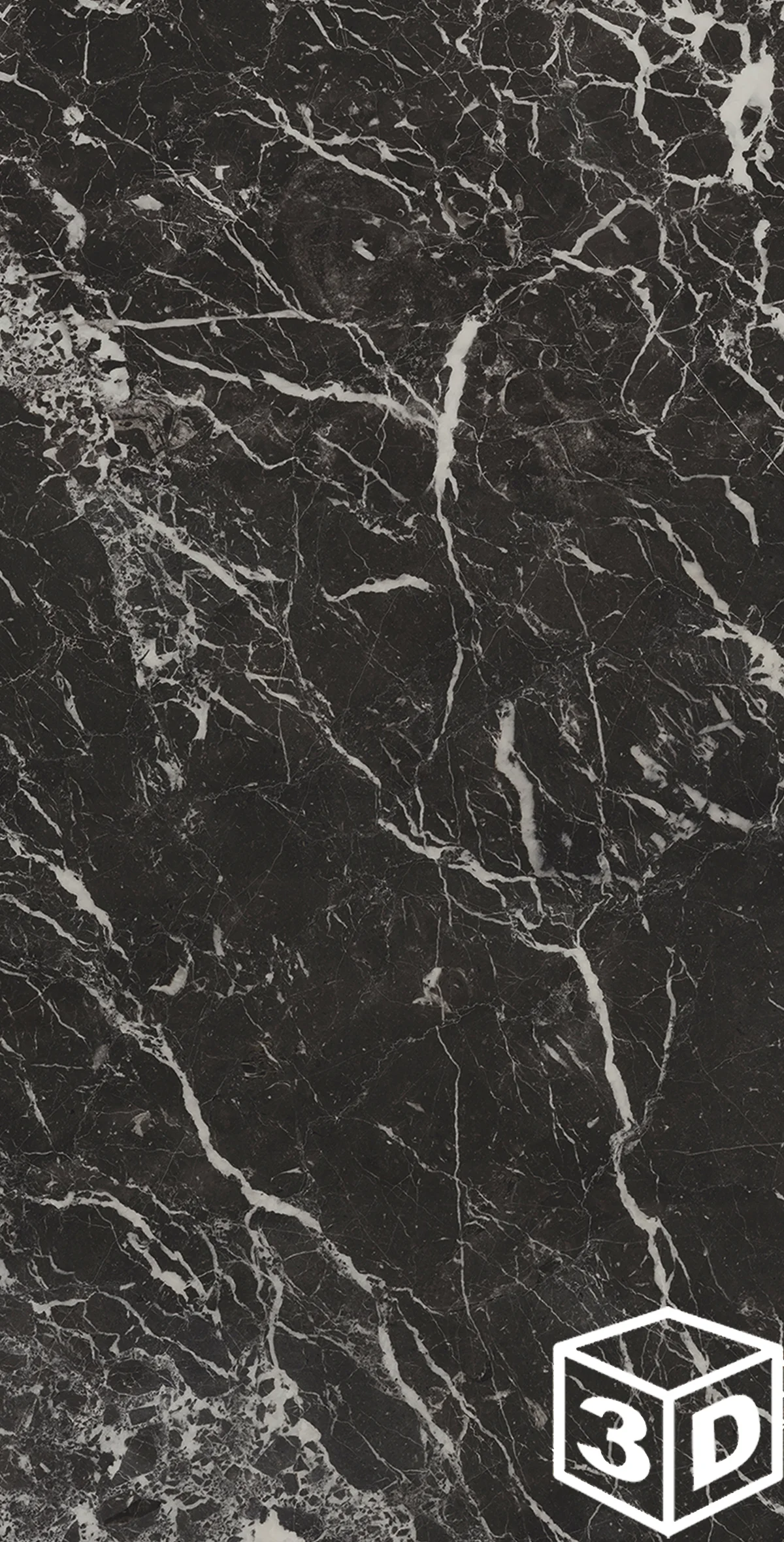 Black Hispania Rectified 23.6" x 47.25" Polished