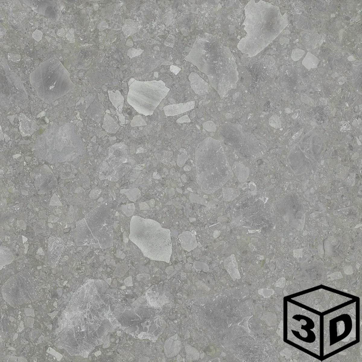 Ceppo di Gre Cluster Grigio Rectified 23.5" x 23.5" Matte